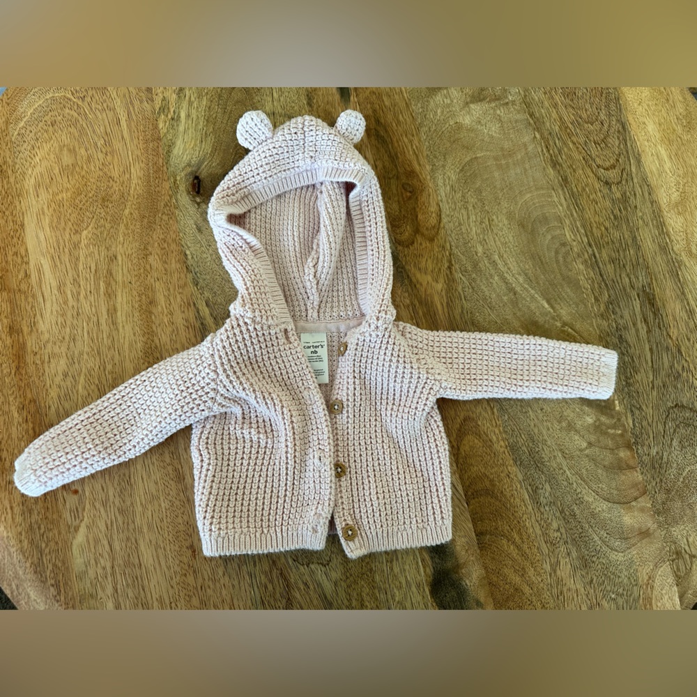 Light pink Carter’s sweater
